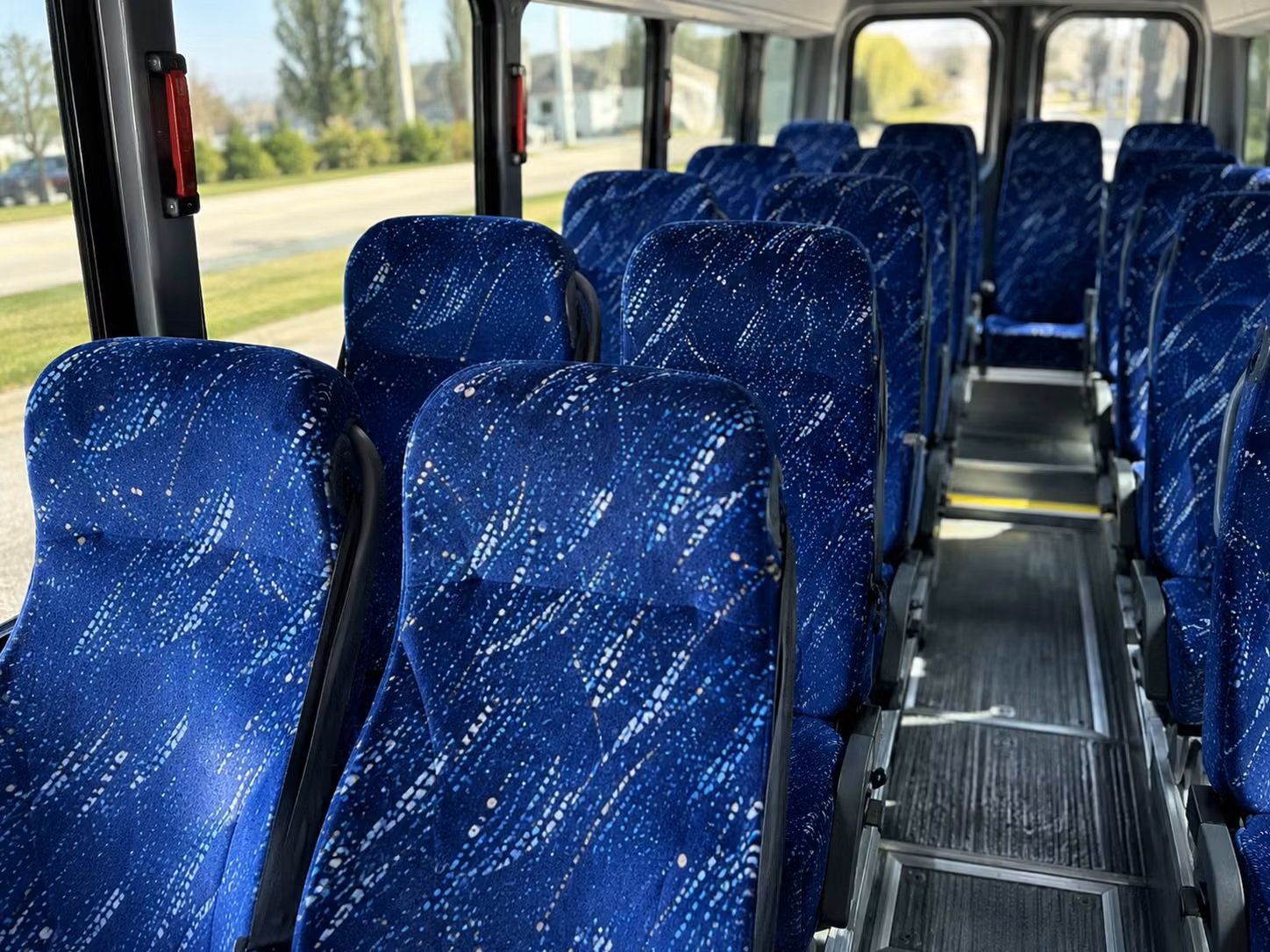 15 passenger minibus interior