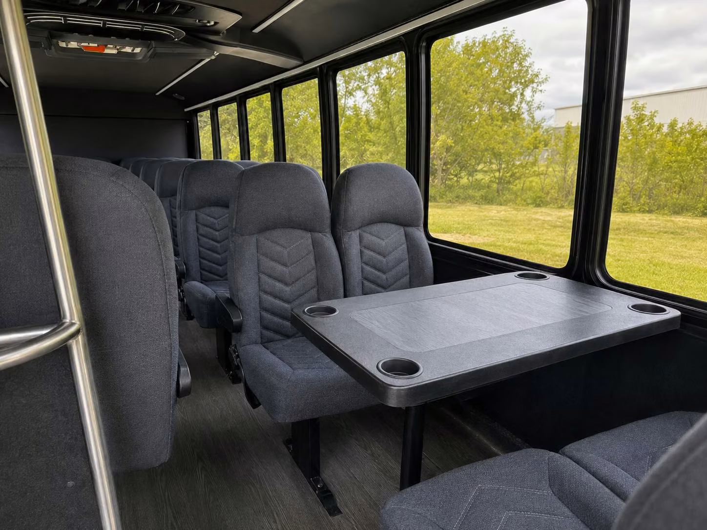 18 passenger minibus interior