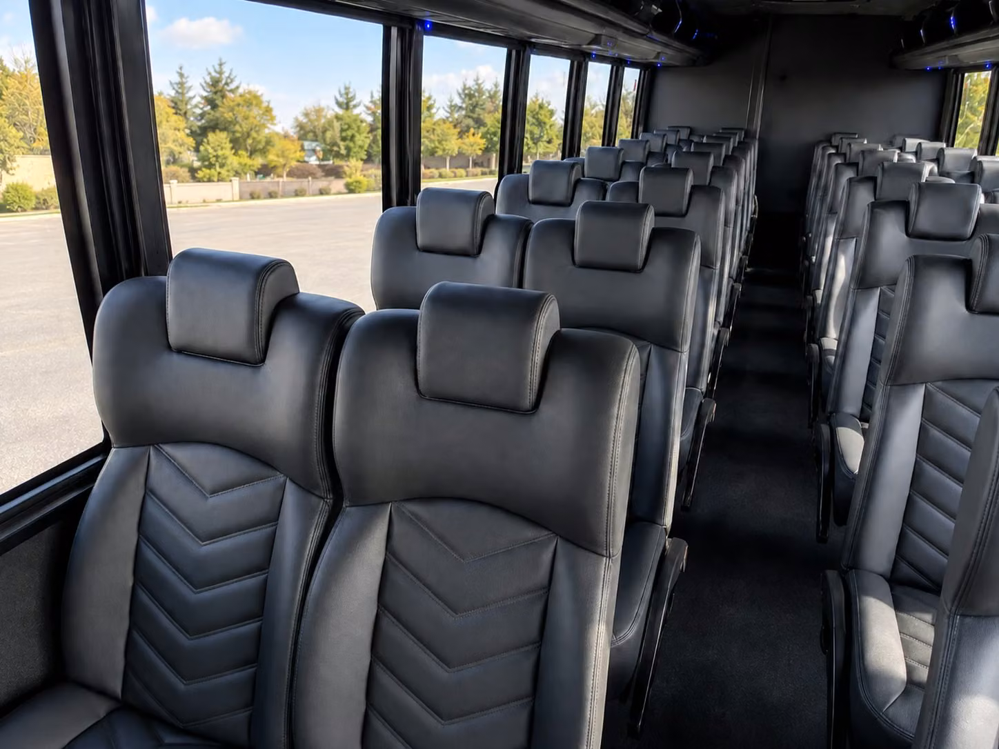 20 passenger minibus inside