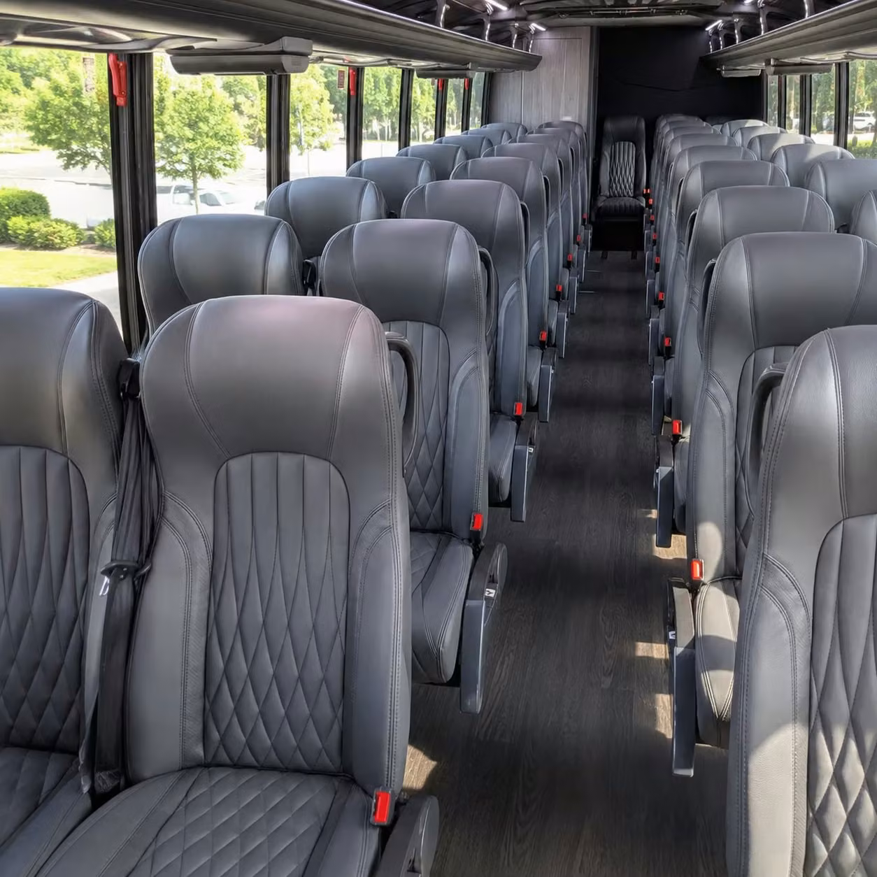 25 passenger minibus interior