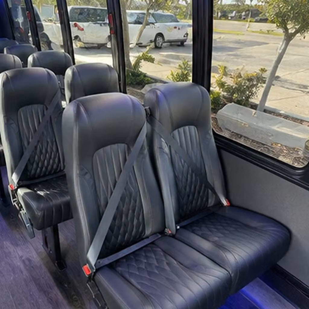 28 passenger minibus inside
