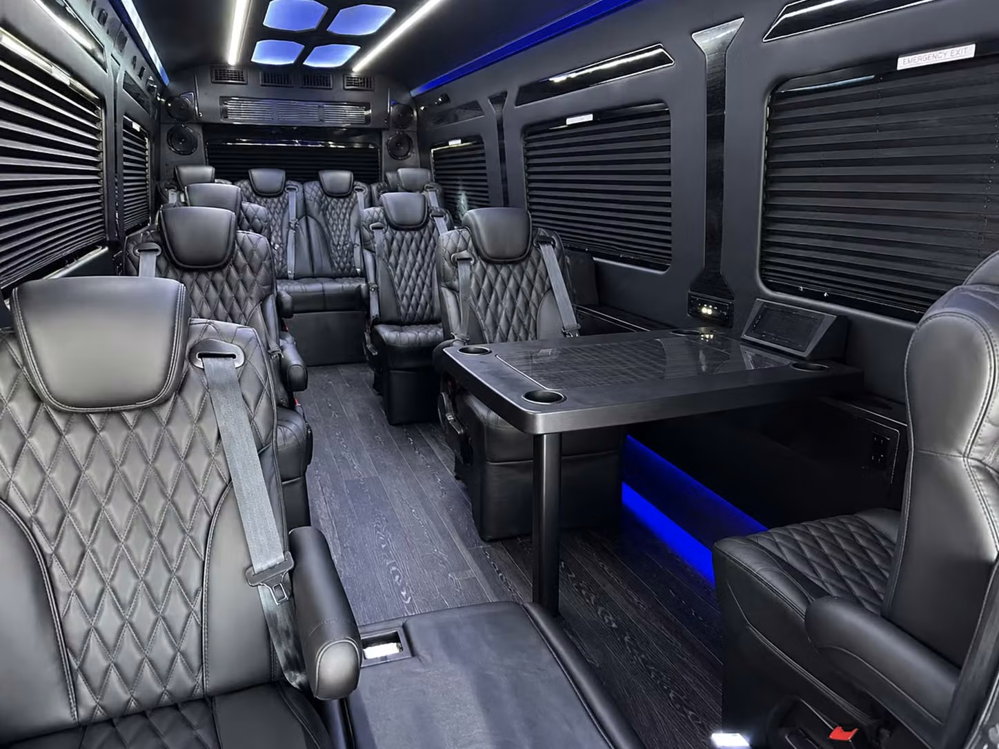 sprinter van with driver inside