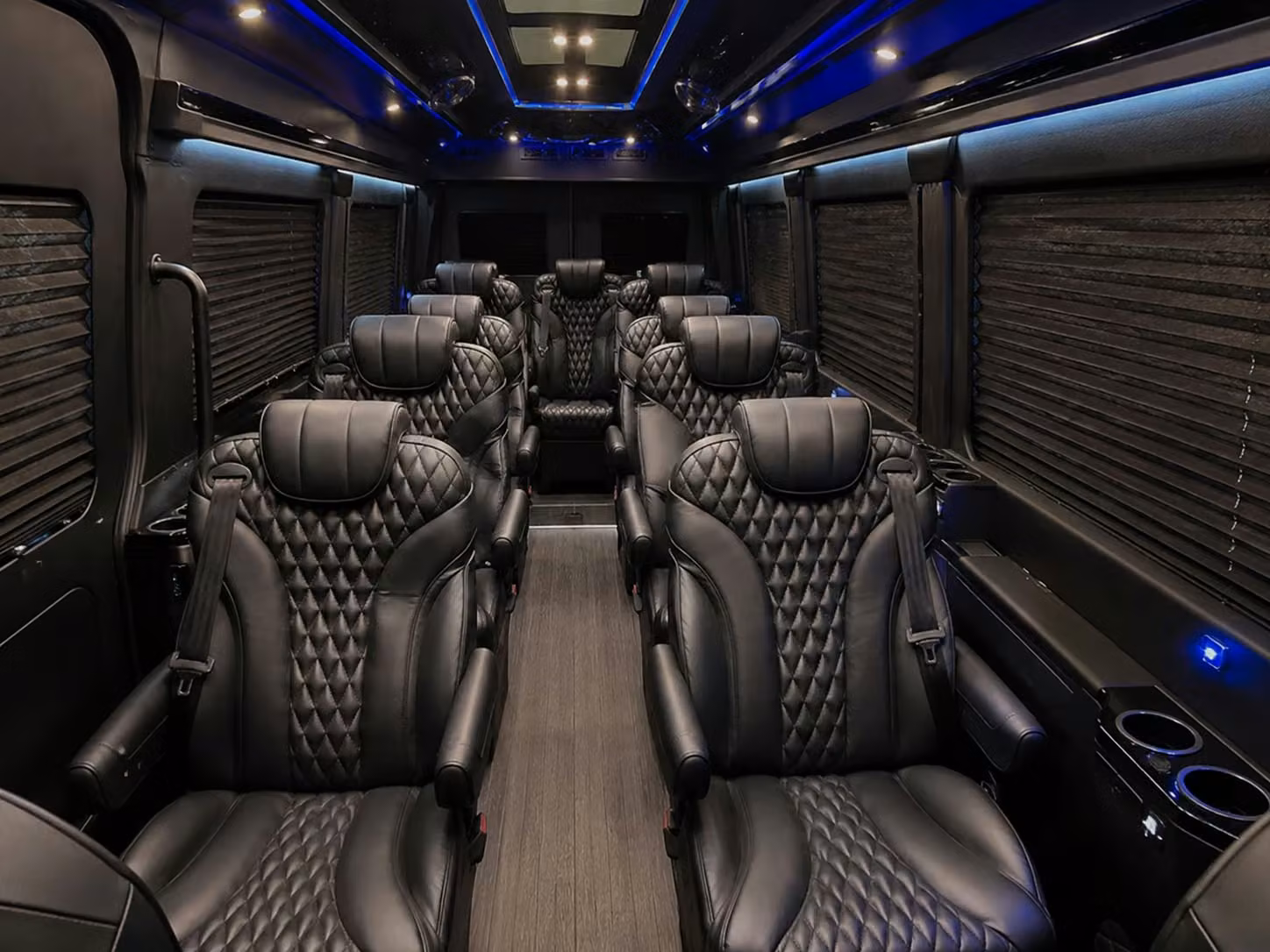 sprinter vans and minibuses for smaller redding concert groups